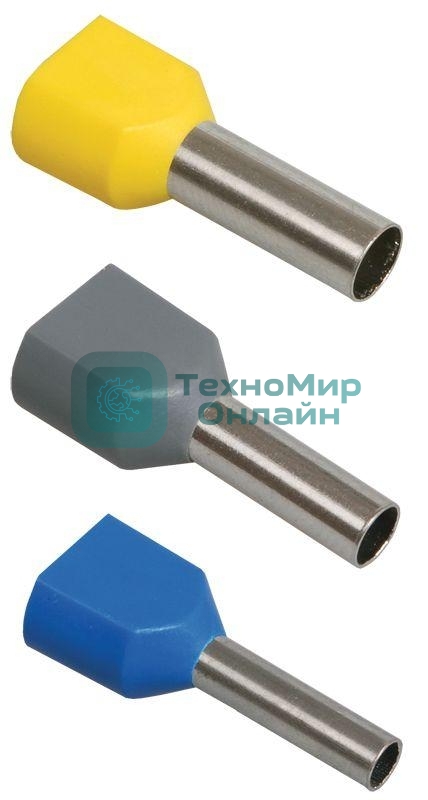 Наконечник-гильза изол. НГИ2 0.5-8 оранж. (уп. 100 шт) IEK UTE10-D1-8-100