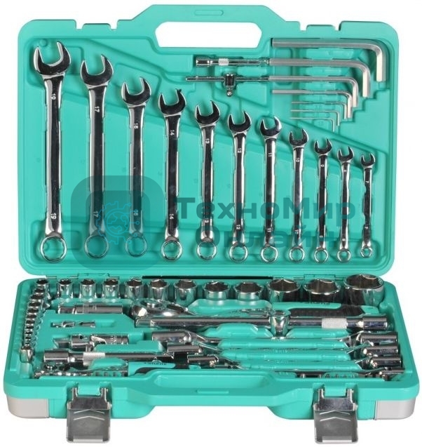 Набор головок и ключей 77 пред. УСИЛЕННЫЙ КЕЙС, МЕТАЛЛ. ЗАМКИ Sturm!