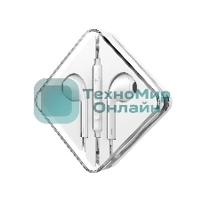 Проводные наушники Hoco M55 белый, внутриканальные, Jack 3.5 мм