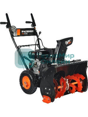 Снегоуборщик PATRIOT PS 707, Двигатель 7л.с до -25 °С; 212 сс; Стартер ручной; Панель c увеличенным диапазоном скоростей 6 вперед/2 назад; Ширина ковша 610мм +100(26