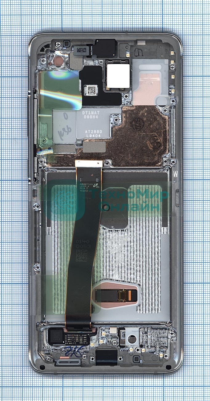 Дисплей для Samsung Galaxy S20 Ultra SM-G988B белый