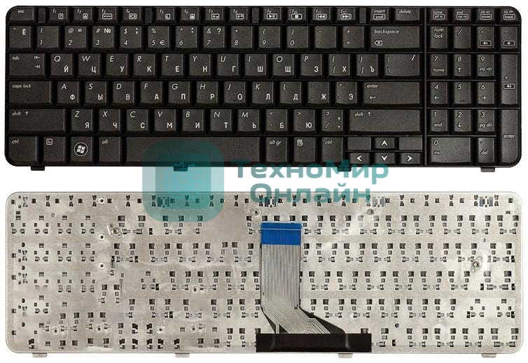 Клавиатура для ноутбука HP Compaq Presario CQ61 Pavilion G61 черная
