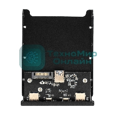 Планка USB на переднюю панель ExeGate U3H-622, 3,5