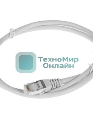 Патч-корд LANMASTER FTP TWT-45-45-1.0/S6-GY вилка RJ-45-вилка RJ-45 Cat.6 1м серый ПВХ (уп.:1шт)