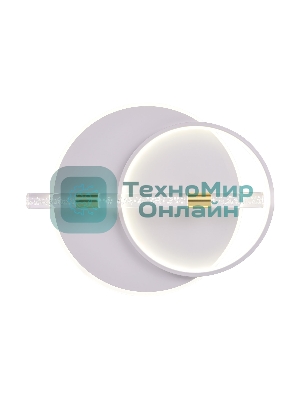 Светильник Ambrella light FL5007 WH/GD белый/золото 3000K/4200K/6400K 72W 565*460*92.5 (ПДУ РАДИО 2.4G)