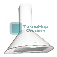 Вытяжка каминная Elikor Эпсилон 50П-430-П3Л белый/серебристый, 50 см, 430 куб. м/ч, 54 дБ