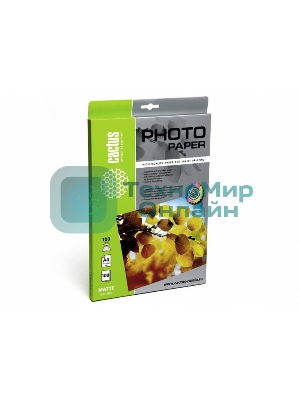 Фотобумага Cactus CS-MA4100100 A4/100г/м2/100л. матовая для струйной печати