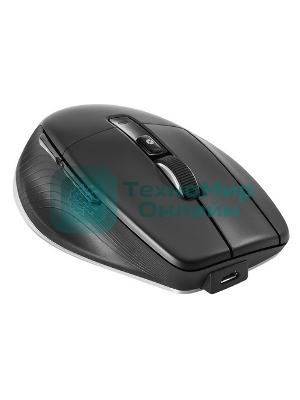 Мышь беспроводная/проводная 3Dconnexion CadMouse Pro Wireless Left (3DX-700079) черный, 7200 dpi, радиоканал, Bluetooth, USB Type-C, кнопки - 7