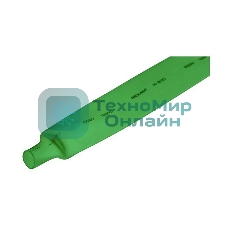 Трубка термоусадочная Rexant 20.0/10.0 1м зеленый