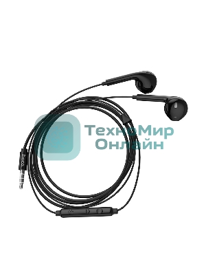 Проводные наушники Hoco M55 черный, внутриканальные, Jack 3.5 мм