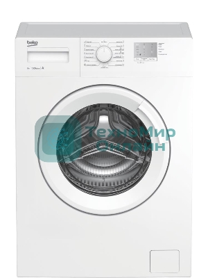 Стиральная машина Beko WRS5511BWW (7320110005) белый, загрузка фронтальная 5 кг, 1000 об/мин., класс: А