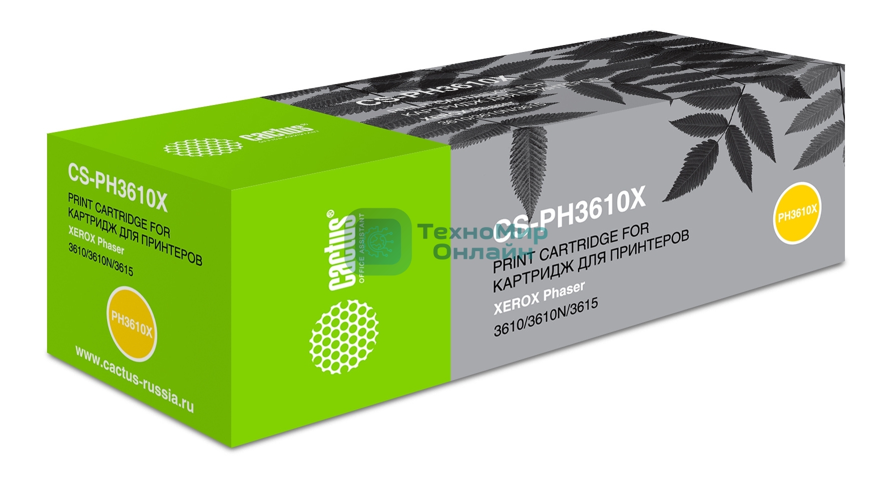 Картридж лазерный Cactus CS-PH3610X (106R02723) черный (14100 стр.) для Xerox Phaser 3610/3610N/3615