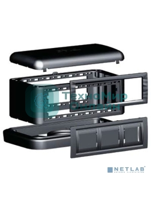 Башенка напольная BUS черный ДКС 09090