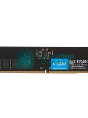Оперативная память Crucial, DDR5, 16GB (1x16 GB), 5600 MHz, CL46, DIMM