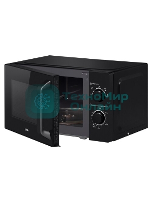 Микроволновая печь BBK 20MWS-760M/B черный, 20 л, 700 Вт, переключатели - поворотный мехинизм