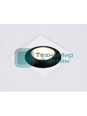 Светильник встраиваемый Ambrella light TN102727 WH/BK белый/черный GU5.3 92*92*23