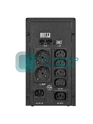 Источник бесперебойного питания CROWN Line Intractive CMU-SP800 COMBO USB 800VA\480W, корпус металл, 1x12V/9AH, розетки 4*IEC + 2*EURO+1*IEC bybass, трансформатор AVR 140-290V, съемный кабель 1.2 м, порт RJ11/45, порт USB, защита: от перегрузки, от КЗ, от скачков напряжения