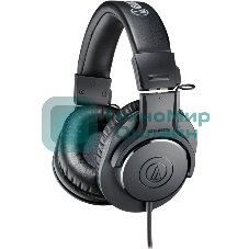 Проводные наушники Audio-Technica ATH-M20X черный, полноразмерные