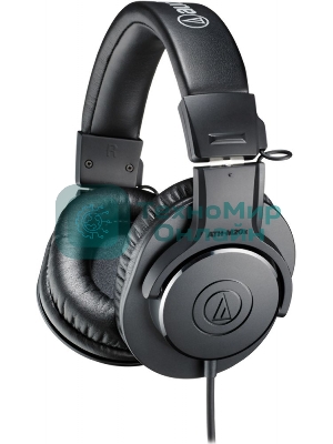 Проводные наушники Audio-Technica ATH-M20X черный, полноразмерные