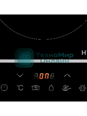 Плита настольная электрическая Hyundai HYC-0104 черный стеклокерамика (настольная)
