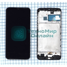 Дисплей для Samsung Galaxy M21 SM-M215 в сборе с тачскрином и рамкой (TFT) черный