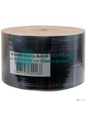 Диски VS CD-RW 80 4-12x Bulk/50