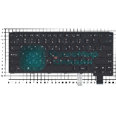 Клавиатура для ноутбука Lenovo Yoga S3-14, Yoga 460, черная с подсветкой