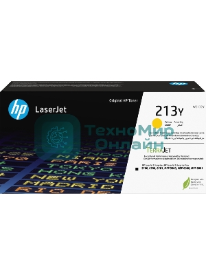 Картридж лазерный HP 213Y Yellow Extra High Yield Original LaserJet Toner Cartridge