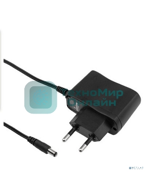 Источник питания 110-220 V AC/12 V DC 0,5 А 5 W с DC разъемом подключения 5.5х2.1, без влагозащиты (IP23)