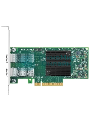 Сетевая карта ConnectX-4 Lx EN network interface card, 25GbE dual-port SFP28, PCIe3.0 x8, tall bracket, SR-IOV, TCP/UDP, MPLS, VxLAN, NVGRE, GENEVE, iSER, NFS RDMA, SMB Direct, ROHS R6