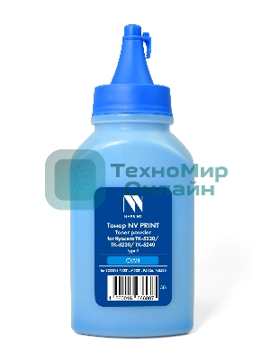 Тонер NVPrint для Kyocera TK-5220/TK-5230/TK-5240 Type2 (50г) Cyan совместимый