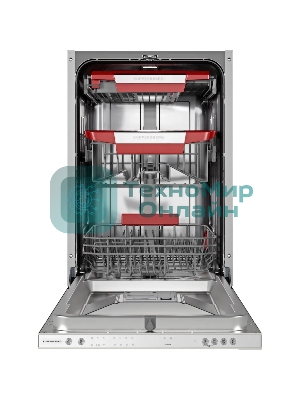 Встраиваемая посудомоечная машина Kuppersberg GIM 4592, черный, 44.8 см, 10 компл., 42 дБ, класс A+++