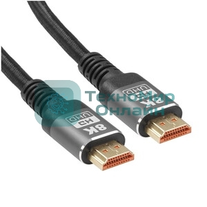 Кабель а/в ROMBICA Модель CB-15LX Длина кабеля 1.5m м Длина 1.5 м Разъемы HDMI-HDMI 2xВыход HDMI Цве