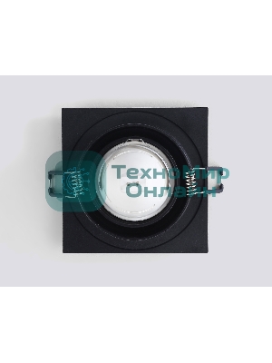 Светильник встраиваемый Ambrella light TN102729 BK черный GU5.3 92*92*23