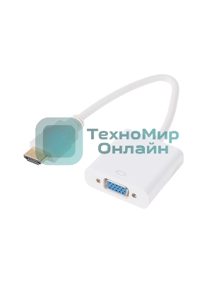 Переходник штекер Rexant HDMI - гнездо VGA, провод