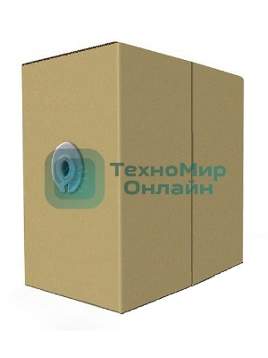 Кабель сетевой Buro BU-CCA-048 UTP 4 пары cat5E solid 0.48мм CCA 305м серый