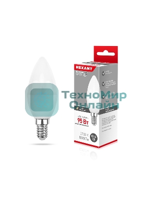 Лампа светодиодная Rexant Свеча (CN) 11,5 Вт E14 1093 лм 2700 K теплый свет