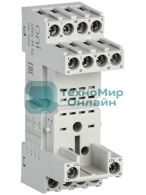 Розетка ORS-M для реле ORM 4C ONI ORS-M-1-4-G