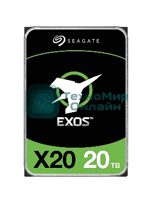 Жесткий диск Seagate HDD 20Tb 7200rpm Server Exos X20 HDD 512E/4KN (3.5