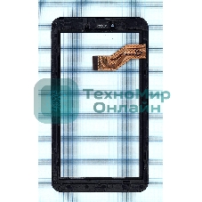 Сенсорное стекло (тачскрин) для Irbis TX32, черное с рамкой