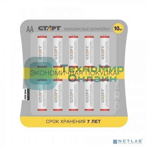 Батарейки СТАРТ LR6-BL10 120/720 (10 шт)