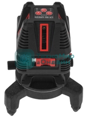 Нивелир лазерн. Elitech LN 8D GREEN 2кл.лаз. 520нм цв.луч. зеленый 5луч. (204735)