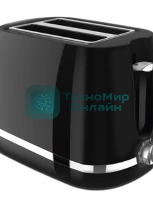 Тостер BQ T1711 черный, 900 Вт, 2 слота