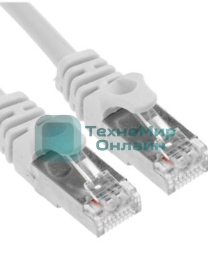 Патч-корд FTP Cablexpert cat.5e, 0.5м, литой, многожильный серый