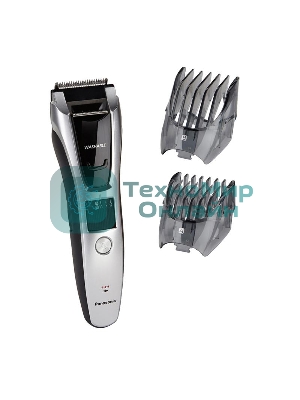 Машинка для стрижки Panasonic ER-GB70-S520 серебристый/черный (насадок в компл:2шт)
