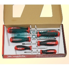 Набор отверток Matrix сталь s2 двухкомпонентные рукоятки 6шт