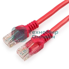Патч-корд UTP Cablexpert cat.5e, 5м, литой, многожильный, розовый