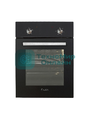 Духовой шкаф электрический Lex EDM 4540 BL черный, встраиваемый