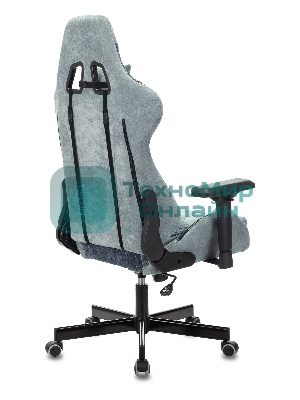 Кресло Бюрократ VIKING 7 KNIGHT BL FABRIC синий, ткань, 120 кг, механизм качания