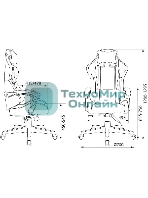 Кресло Zombie GAME TETRA черный/красный, экокожа, 120 кг, механизм качания